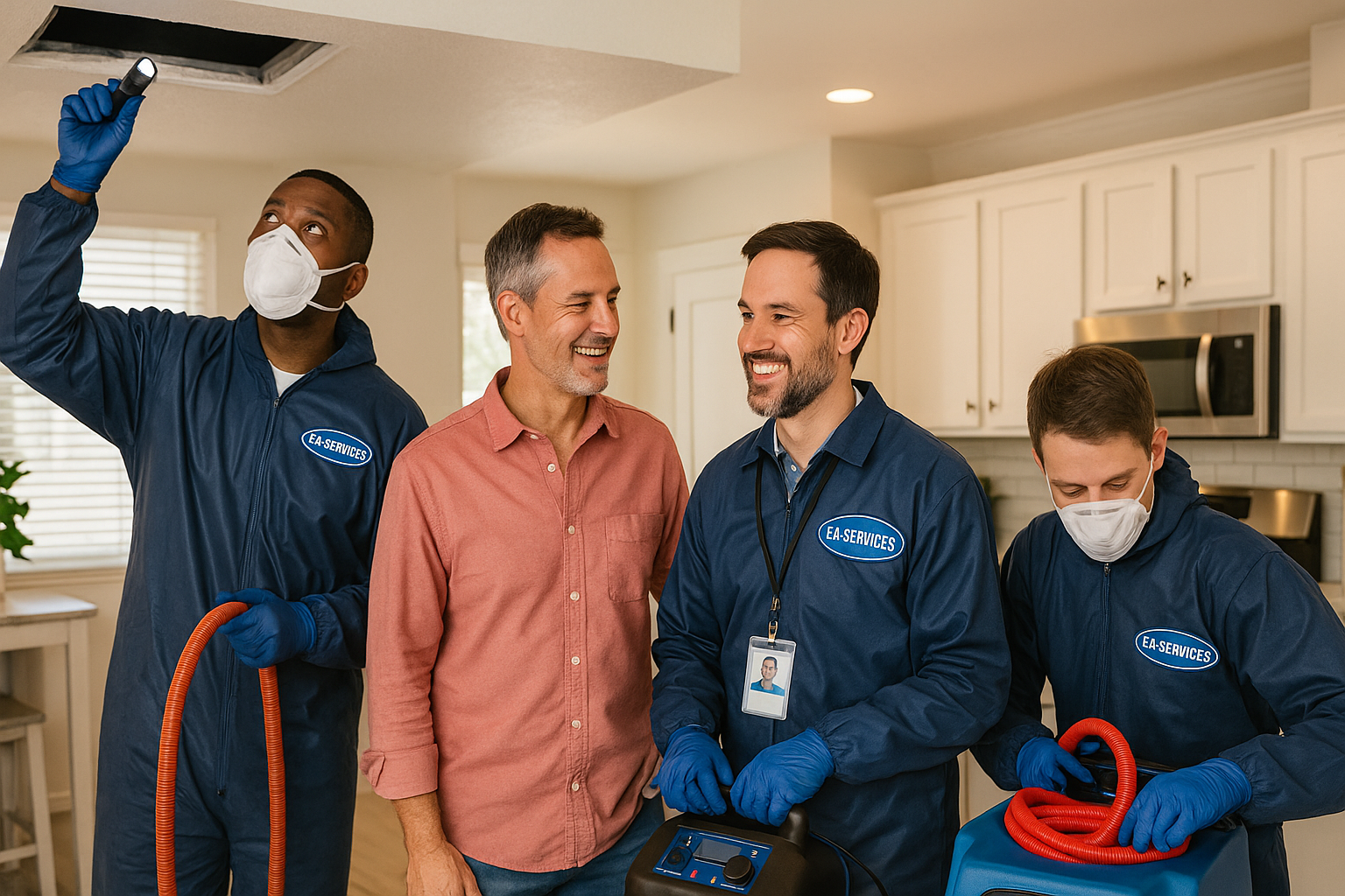 Professional cleaning team working in Camelback East Phoenix